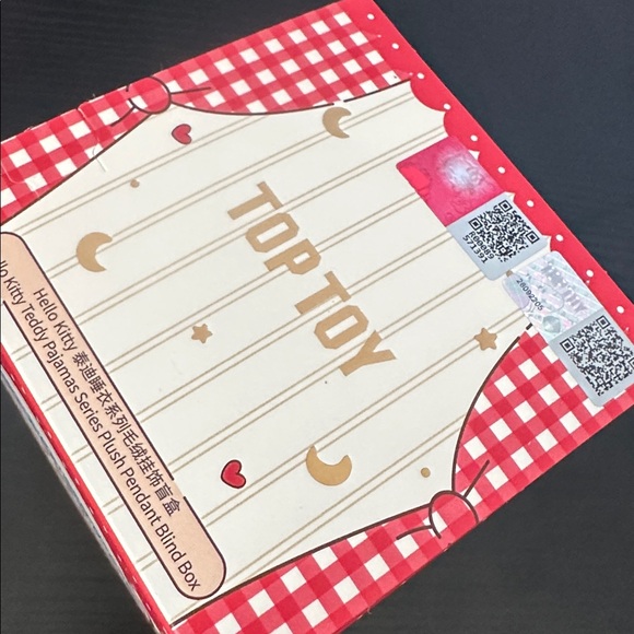 Top Toy- HELLO KITTY Teddy Pajamas Plush Keychain- NIB- Confirmed: Aqua Pajamas - Picture 3 of 7